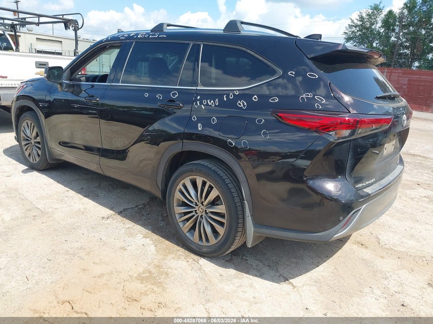 2020 Toyota Highlander VIN 5TDFZRAH5LS004006 IAAI salvage auction — LEFT SIDE, Salvage Title, sold $21,000 on 2026-07-16 (photo 3)