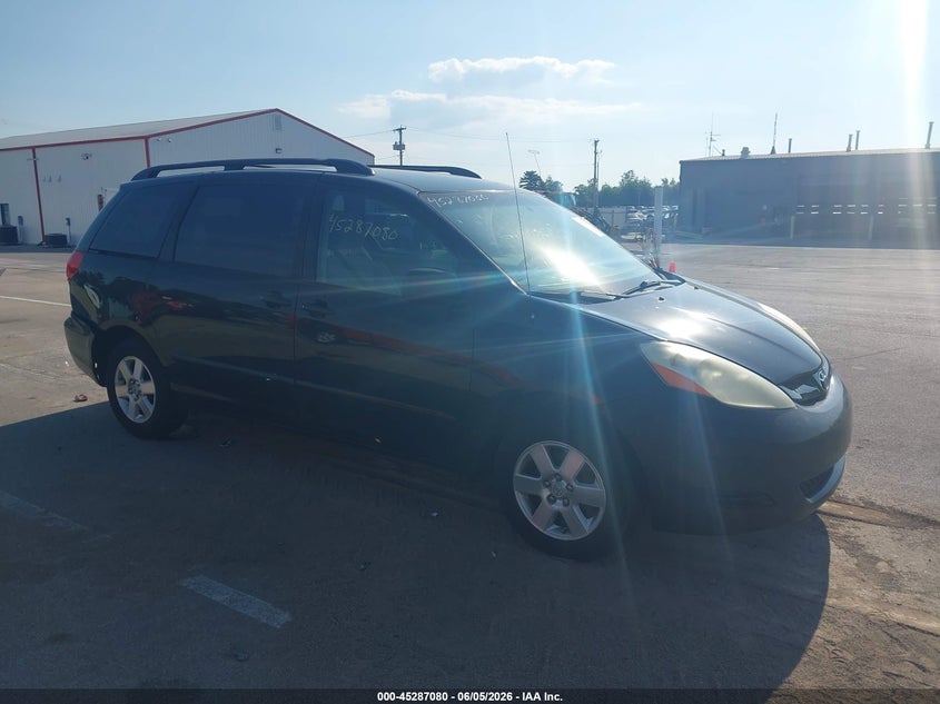 2010 Toyota Sienna VIN 5TDKK4CCXAS329903 IAAI salvage auction — REAR END, Clear (Indiana), sold $975 on 2026-07-17 (photo 1)