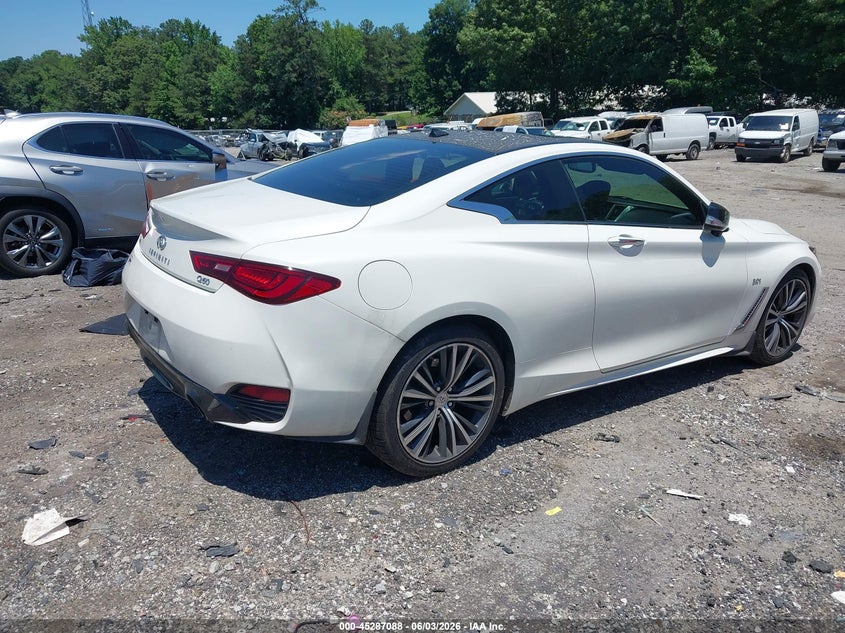 2017 Infiniti Q60 VIN JN1EV7EL0HM554326 IAAI salvage auction — RIGHT FRONT, Salvage Title, sold $7,450 on 2026-08-28 (photo 4)