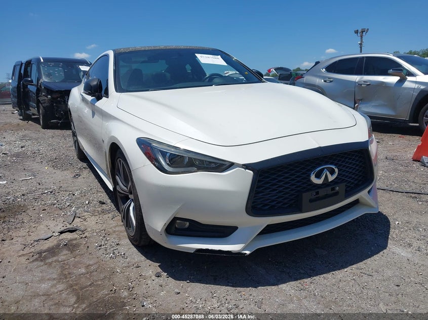 2017 Infiniti Q60 VIN JN1EV7EL0HM554326 IAAI salvage auction — RIGHT FRONT, Salvage Title, sold $7,450 on 2026-08-28 (photo 6)