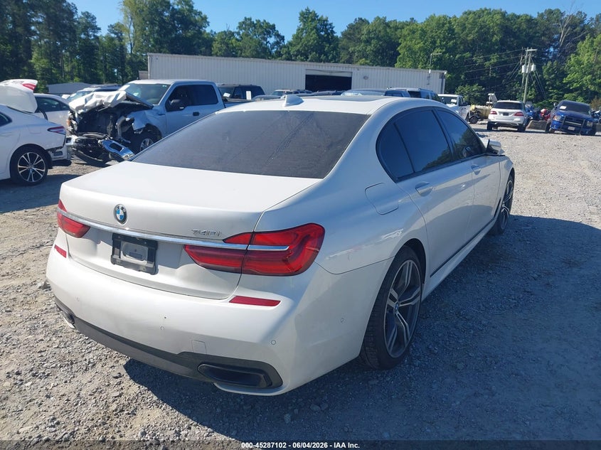 2019 BMW 7er VIN WBA7E2C52KB218447 IAAI salvage auction — FRONT END, Salvage Title, sold $2,650 on 2026-07-28 (photo 4)