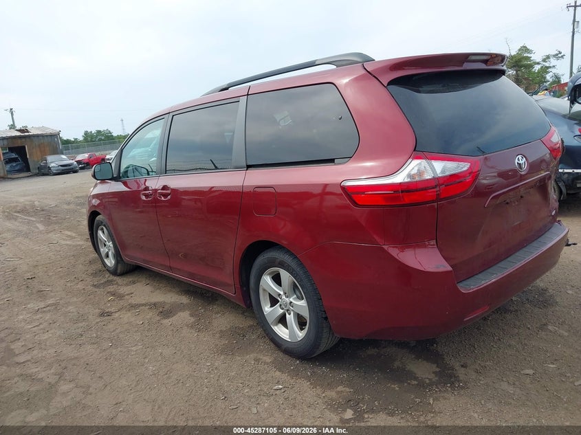 2015 Toyota Sienna VIN 5TDKK3DC7FS553419 IAAI salvage auction — REAR END, Salvage (Virginia), sold $5,450 on 2026-07-27 (photo 3)