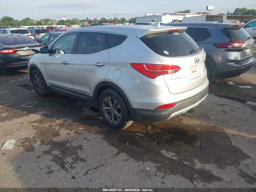 2013 Hyundai Santa fe VIN 5XYZU3LB3DG033522 IAAI salvage auction — FRONT END, Original (Texas), sold $2,050 on 2026-07-08 (photo 3)