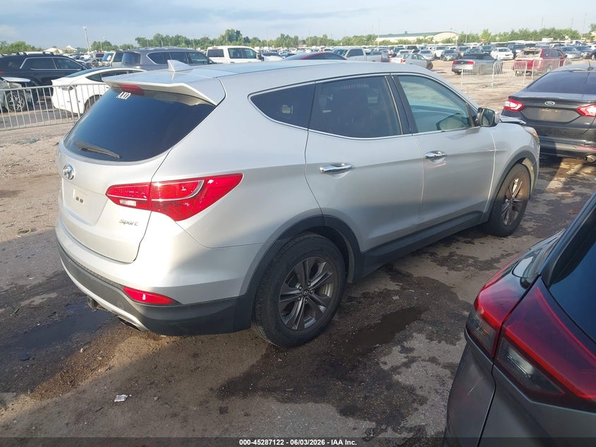 2013 Hyundai Santa fe VIN 5XYZU3LB3DG033522 IAAI salvage auction — FRONT END, Original (Texas), sold $2,050 on 2026-07-08 (photo 4)
