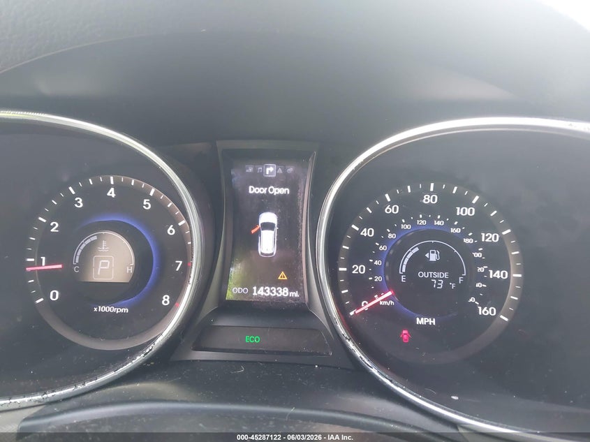 2013 Hyundai Santa fe VIN 5XYZU3LB3DG033522 IAAI salvage auction — FRONT END, Original (Texas), sold $2,050 on 2026-07-08 (photo 7)