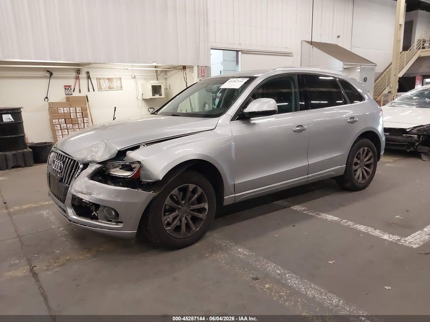 2016 Audi Q5 VIN WA1C2AFP1GA052463 IAAI salvage auction — LEFT FRONT, Salvage (Oregon), sold $3,700 on 2026-10-10 (photo 2)