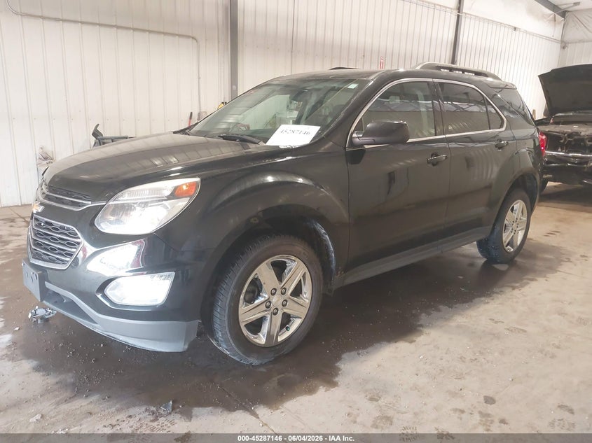 2016 Chevrolet Equinox VIN 2GNFLFEKXG6153802 IAAI salvage auction — RIGHT FRONT, Salvage Title, sold $2,100 on 2026-07-10 (photo 2)