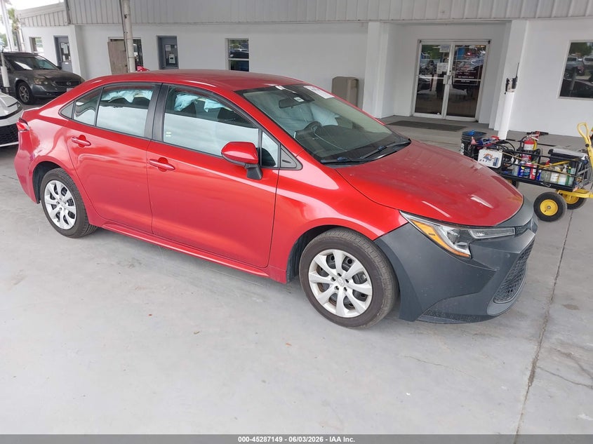 2021 Toyota Corolla VIN 5YFEPMAE0MP215019 IAAI salvage auction — LEFT SIDE, Salvage Title, sold $2,350 on 2026-07-08 (photo 1)