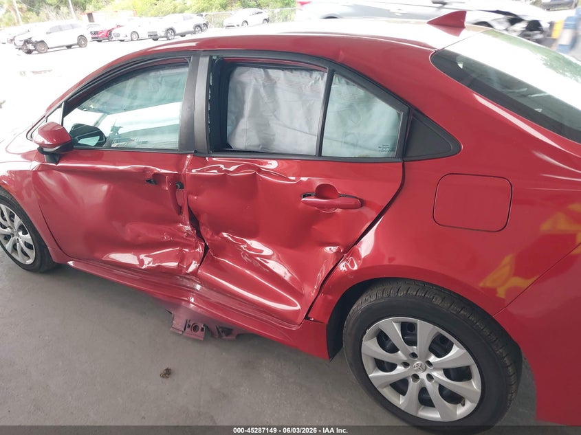 2021 Toyota Corolla VIN 5YFEPMAE0MP215019 IAAI salvage auction — LEFT SIDE, Salvage Title, sold $2,350 on 2026-07-08 (photo 6)