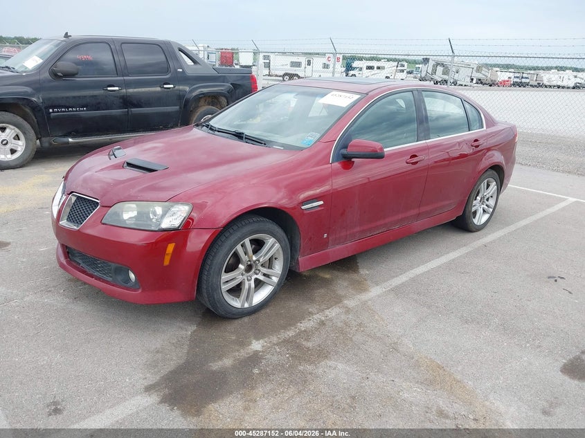 2009 Pontiac G8 VIN 6G2ER57749L233152 IAAI salvage auction — NORMAL WEAR, Certificate Of Title (Nebraska), sold $525 on 2026-07-23 (photo 2)