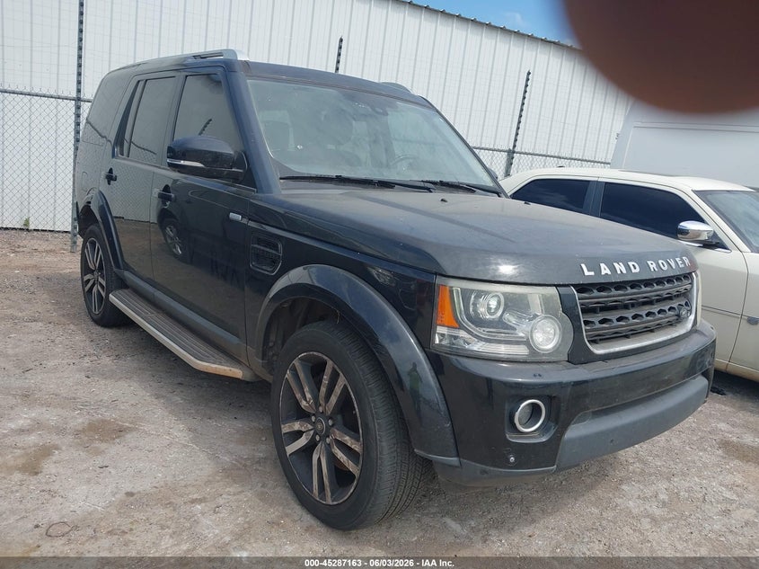 2016 Land rover Lr4 VIN SALAK2V64GA819856 IAAI salvage auction — NORMAL WEAR, Clear - Public Restricted (Oklahoma), sold $1,400 on 2026-07-29 (photo 1)