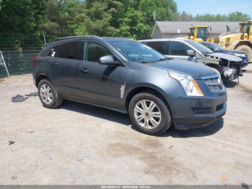 2012 Cadillac Srx VIN 3GYFNDE3XCS555714 IAAI salvage auction — LEFT SIDE, Salvage (Ohio), sold $400 on 2026-08-01 (photo 1)