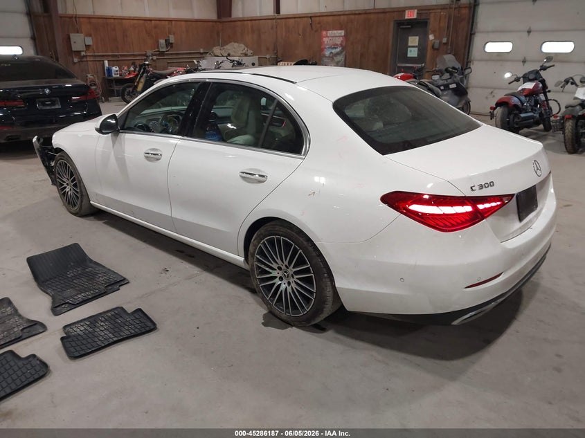 2024 Mercedes-benz C-klasse VIN W1KAF4HB4RR157030 IAAI salvage auction — FRONT END, Salvage Title, sold $18,600 on 2026-07-11 (photo 3)
