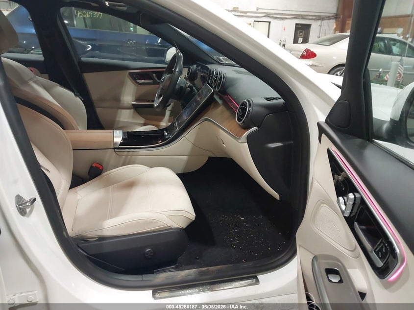 2024 Mercedes-benz C-klasse VIN W1KAF4HB4RR157030 IAAI salvage auction — FRONT END, Salvage Title, sold $18,600 on 2026-07-11 (photo 5)