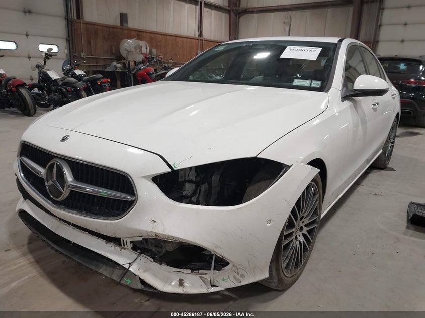 2024 Mercedes-benz C-klasse VIN W1KAF4HB4RR157030 IAAI salvage auction — FRONT END, Salvage Title, sold $18,600 on 2026-07-11 (photo 6)