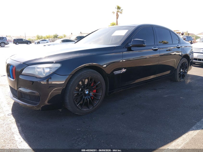2012 BMW 7er VIN WBAKC6C53CC397276 IAAI salvage auction — REAR END, Salvage Title, sold $1,450 on 2026-07-24 (photo 2)