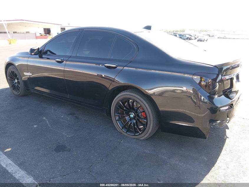 2012 BMW 7er VIN WBAKC6C53CC397276 IAAI salvage auction — REAR END, Salvage Title, sold $1,450 on 2026-07-24 (photo 3)