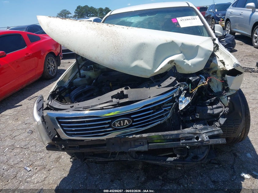 2010 Kia Optima VIN KNAGG4A85A5436382 IAAI salvage auction — FRONT & REAR, Salvage (Georgia), sold $400 on 2026-07-08 (photo 6)