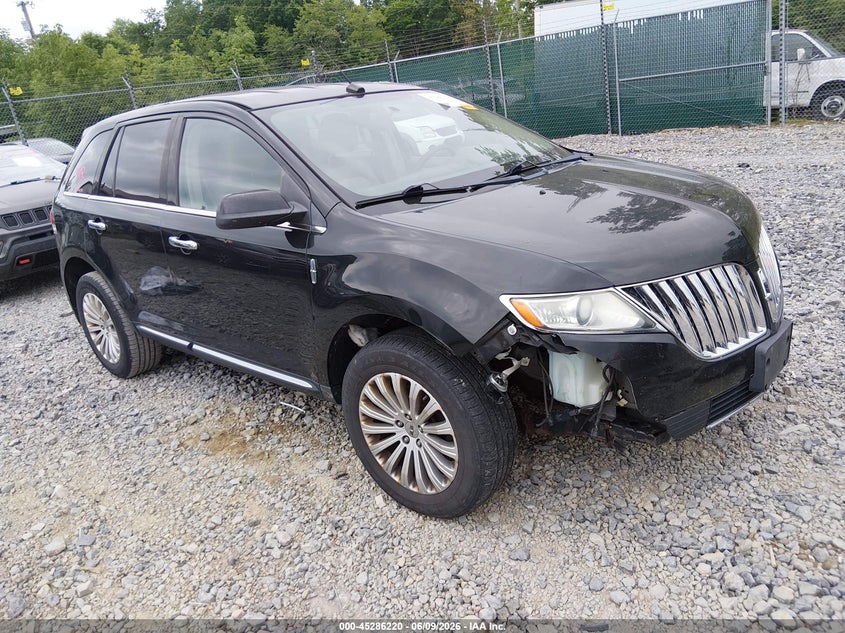 2013 Lincoln Mkx VIN 2LMDJ8JK1DBL33261 IAAI salvage auction — FRONT END, Salvage (West Virginia), sold $325 on 2026-07-19 (photo 1)