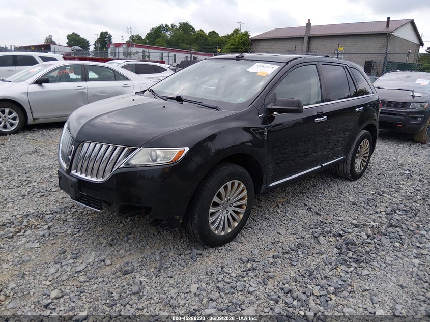 2013 Lincoln Mkx VIN 2LMDJ8JK1DBL33261 IAAI salvage auction — FRONT END, Salvage (West Virginia), sold $325 on 2026-07-19 (photo 2)