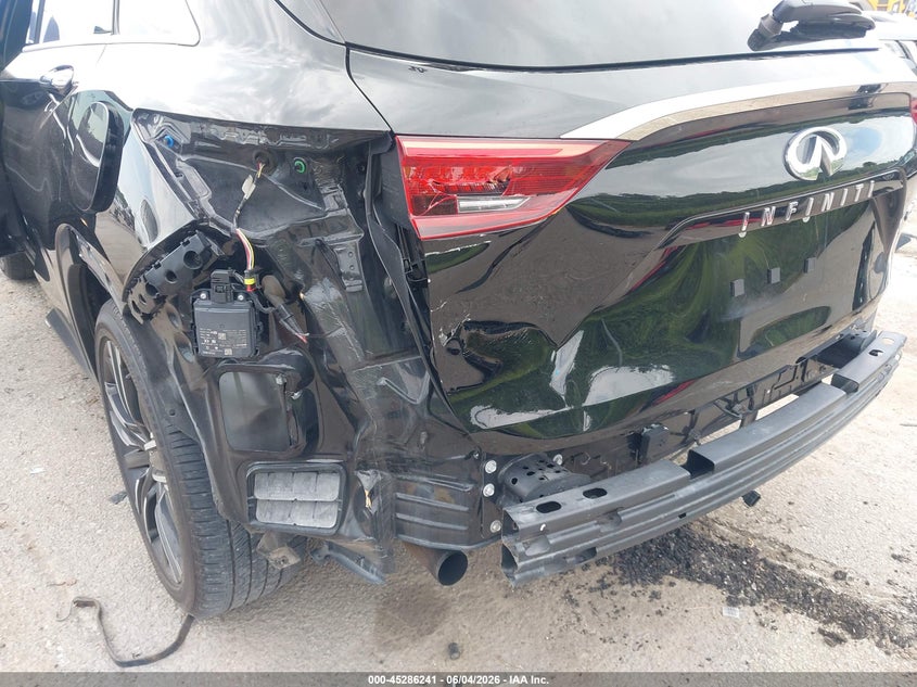 2021 Infiniti Qx50 VIN 3PCAJ5BA4MF122985 IAAI salvage auction — REAR END, Salvage Title, sold $7,850 on 2026-07-07 (photo 6)