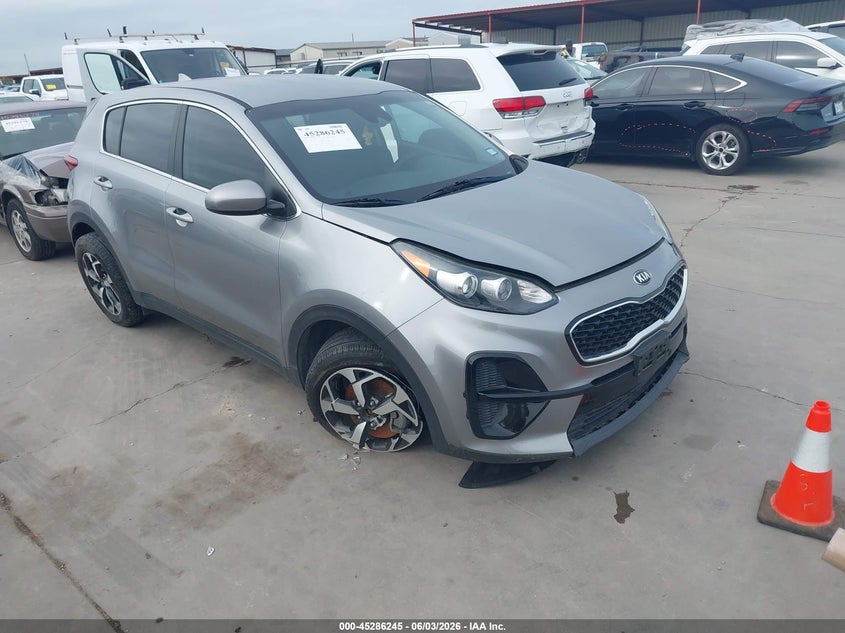 2021 Kia Sportage VIN KNDPM3AC6M7932312 IAAI salvage auction — LEFT SIDE, Original (Texas), sold $2,800 on 2026-07-14 (photo 1)