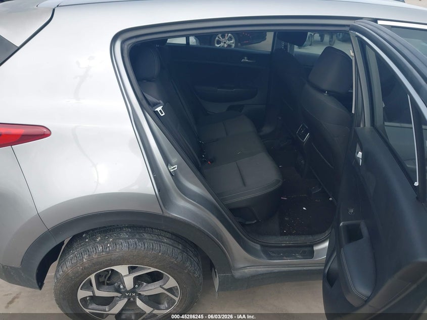 2021 Kia Sportage VIN KNDPM3AC6M7932312 IAAI salvage auction — LEFT SIDE, Original (Texas), sold $2,800 on 2026-07-14 (photo 8)
