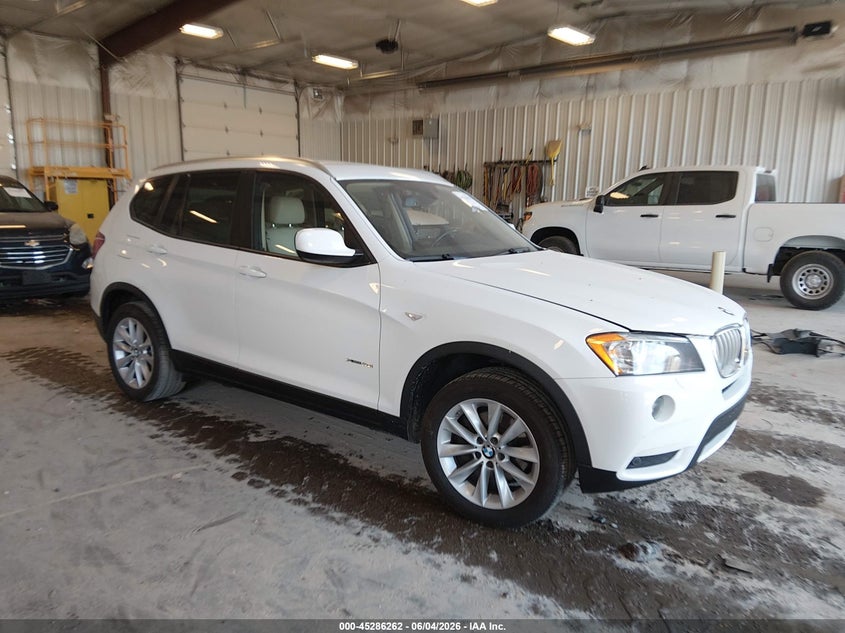 2013 BMW X3 VIN 5UXWX9C54D0D02853 IAAI salvage auction — LEFT SIDE, Salvage Title, sold $1,950 on 2026-07-14 (photo 1)