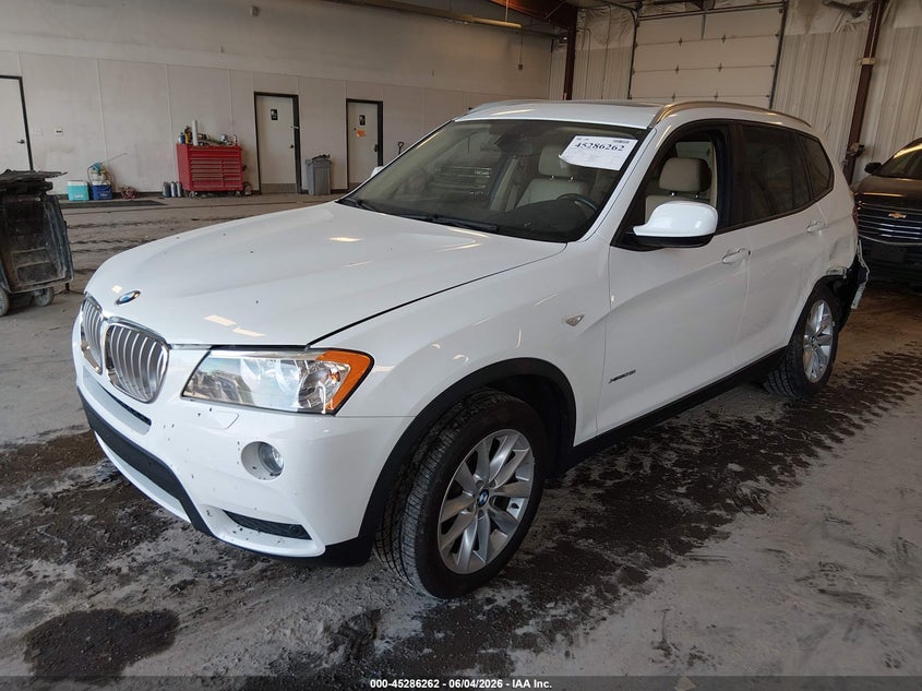2013 BMW X3 VIN 5UXWX9C54D0D02853 IAAI salvage auction — LEFT SIDE, Salvage Title, sold $1,950 on 2026-07-14 (photo 2)