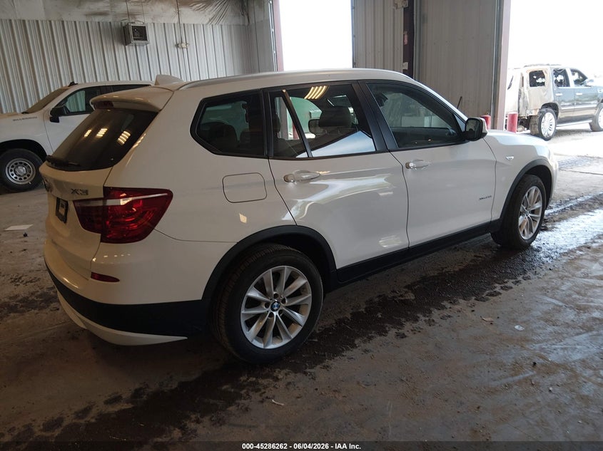 2013 BMW X3 VIN 5UXWX9C54D0D02853 IAAI salvage auction — LEFT SIDE, Salvage Title, sold $1,950 on 2026-07-14 (photo 4)