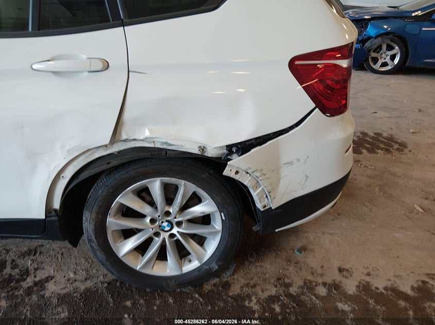 2013 BMW X3 VIN 5UXWX9C54D0D02853 IAAI salvage auction — LEFT SIDE, Salvage Title, sold $1,950 on 2026-07-14 (photo 6)