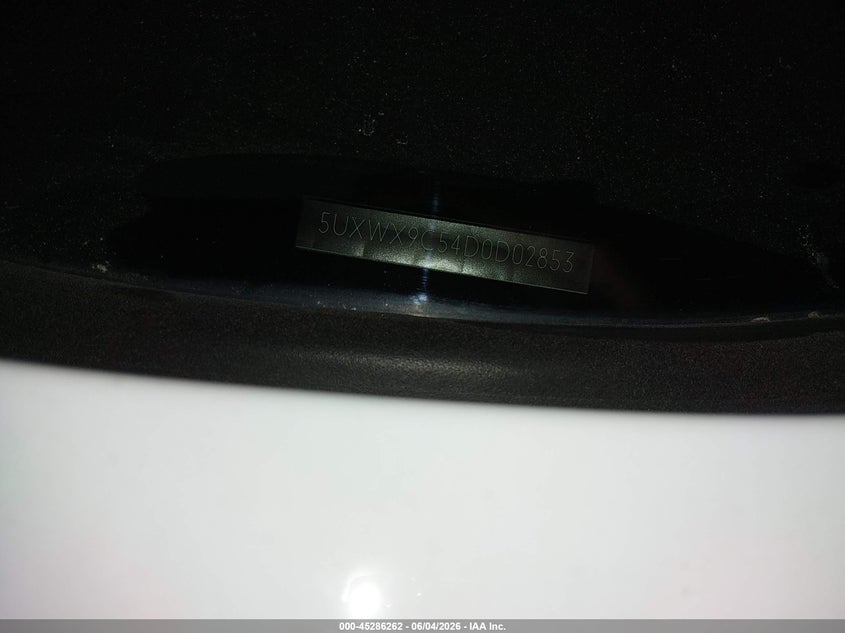 2013 BMW X3 VIN 5UXWX9C54D0D02853 IAAI salvage auction — LEFT SIDE, Salvage Title, sold $1,950 on 2026-07-14 (photo 9)