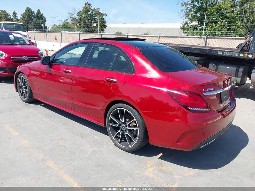 2021 Mercedes-benz C-klasse VIN W1KWF8DB0MR620843 IAAI salvage auction — LEFT FRONT, Clear - Dealer Only (California), sold $8,600 on 2026-07-29 (photo 3)