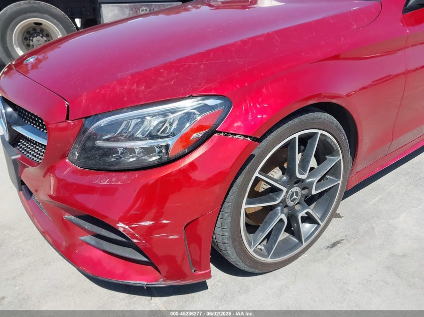 2021 Mercedes-benz C-klasse VIN W1KWF8DB0MR620843 IAAI salvage auction — LEFT FRONT, Clear - Dealer Only (California), sold $8,600 on 2026-07-29 (photo 6)