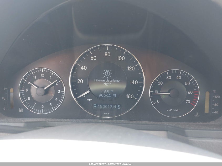 2005 Mercedes-benz E-class VIN WDBUF65J25A699569 IAAI salvage auction — REAR END, Salvage (California), sold $200 on 2026-07-23 (photo 7)