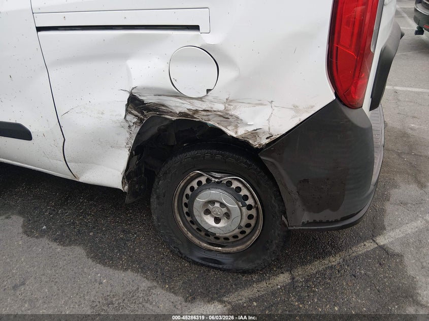 2016 Ram Promaster city VIN ZFBERFAT1G6B78066 IAAI salvage auction — LEFT REAR, Salvage Title, sold $2,825 on 2026-07-09 (photo 6)