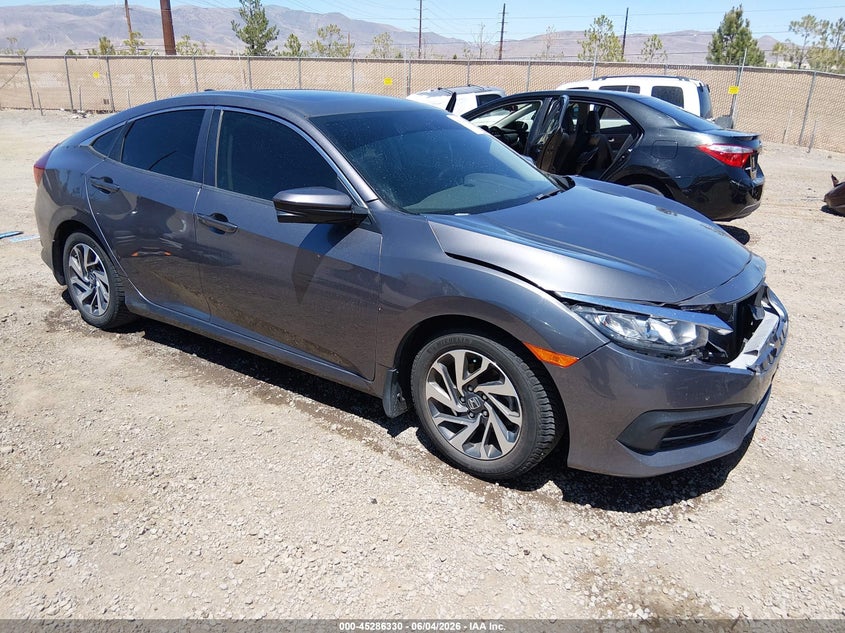 2018 Honda Civic VIN 19XFC2F78JE022354 IAAI salvage auction — FRONT END, Salvage Title, sold $3,700 on 2026-07-24 (photo 1)