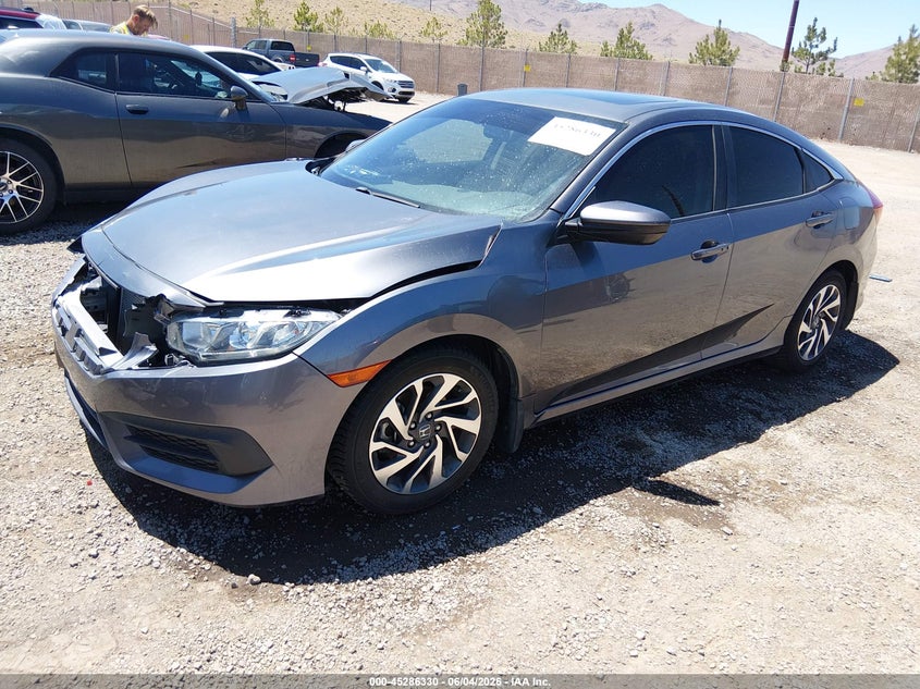 2018 Honda Civic VIN 19XFC2F78JE022354 IAAI salvage auction — FRONT END, Salvage Title, sold $3,700 on 2026-07-24 (photo 2)