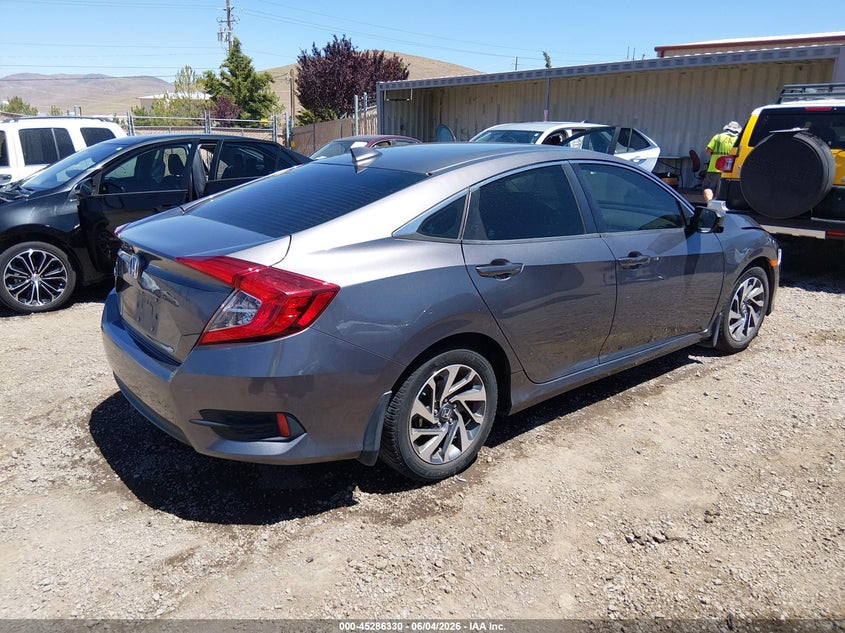 2018 Honda Civic VIN 19XFC2F78JE022354 IAAI salvage auction — FRONT END, Salvage Title, sold $3,700 on 2026-07-24 (photo 4)
