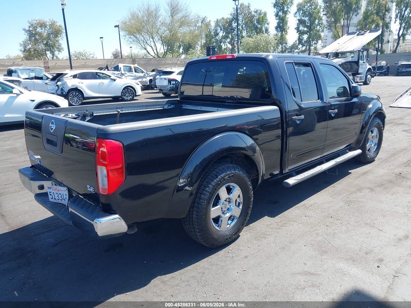 2007 Nissan Navara (frontier) VIN 1N6AD09UX7C462649 IAAI salvage auction — LEFT SIDE, Salvage Certificate (California), sold $2,050 on 2026-07-31 (photo 4)