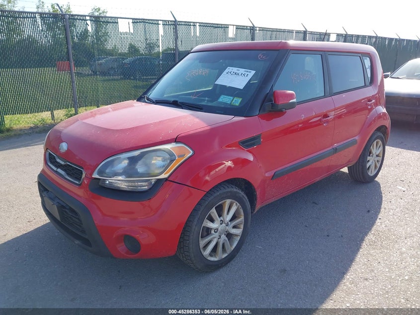 2013 Kia Soul VIN KNDJT2A63D7592842 IAAI salvage auction — FRONT END, Mv-907A (New York), sold $25 on 2026-07-28 (photo 2)