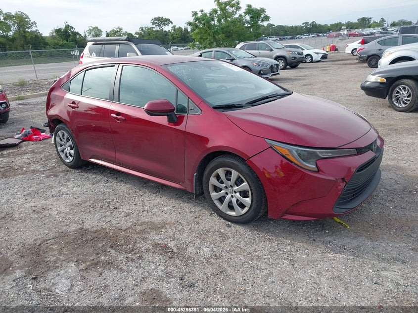 2025 Toyota Corolla VIN 5YFB4MDE8SP268510 IAAI salvage auction — FRONT & REAR, Certificate Of Destruction (Florida), sold $4,200 on 2026-07-30 (photo 1)
