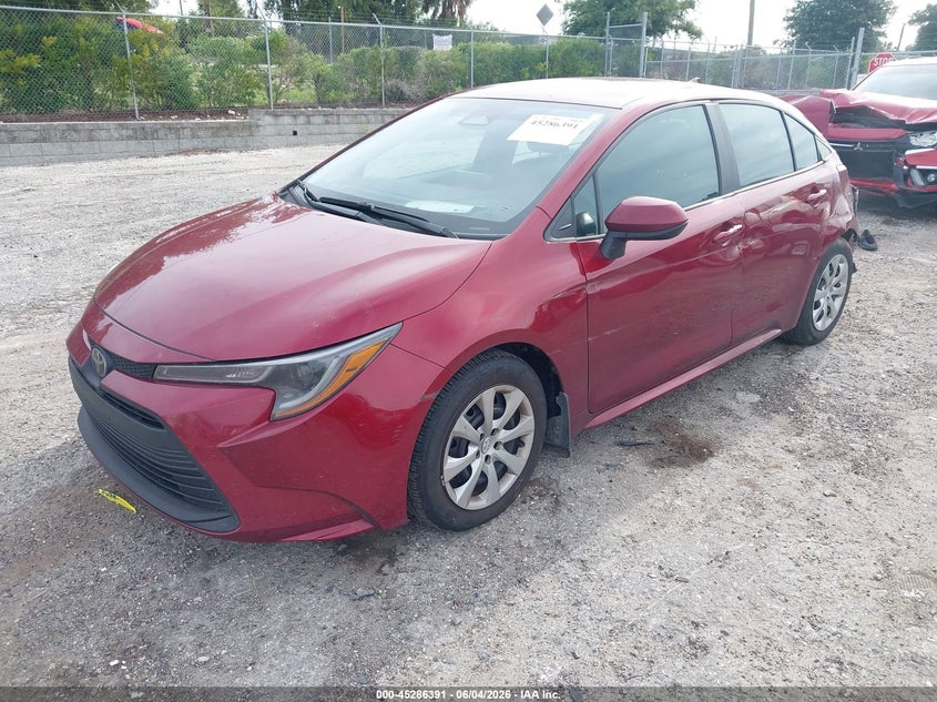 2025 Toyota Corolla VIN 5YFB4MDE8SP268510 IAAI salvage auction — FRONT & REAR, Certificate Of Destruction (Florida), sold $4,200 on 2026-07-30 (photo 2)