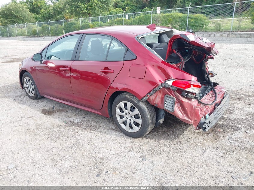 2025 Toyota Corolla VIN 5YFB4MDE8SP268510 IAAI salvage auction — FRONT & REAR, Certificate Of Destruction (Florida), sold $4,200 on 2026-07-30 (photo 3)