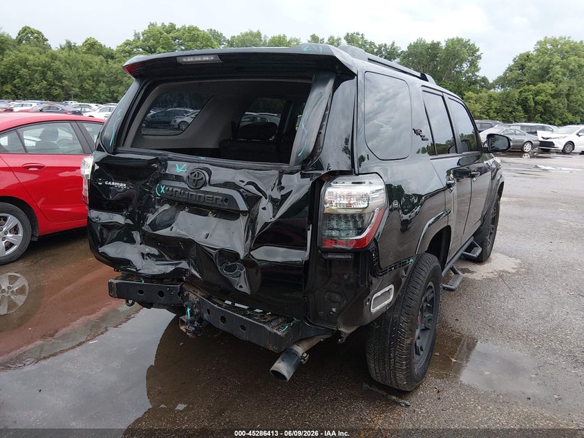 2019 Toyota 4runner VIN JTEBU5JR9K5646338 IAAI salvage auction — REAR END, Salvage Title, sold $15,050 on 2026-07-15 (photo 4)