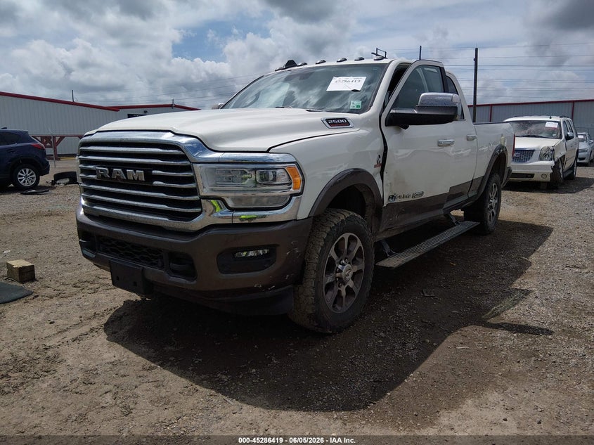 2021 Ram 2500 VIN 3C6UR5GL5MG533085 IAAI salvage auction — LEFT SIDE, Salvage Title, sold $20,500 on 2026-07-30 (photo 2)