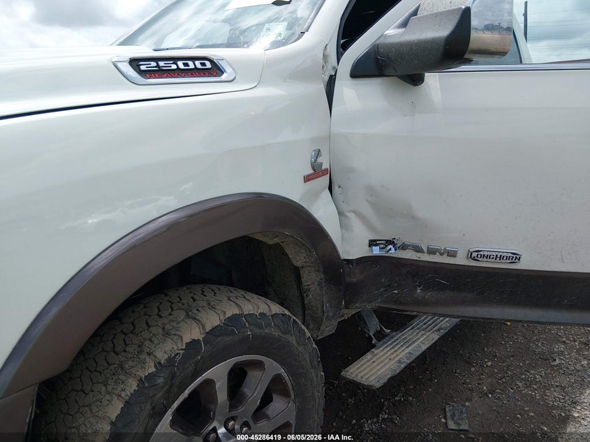 2021 Ram 2500 VIN 3C6UR5GL5MG533085 IAAI salvage auction — LEFT SIDE, Salvage Title, sold $20,500 on 2026-07-30 (photo 6)