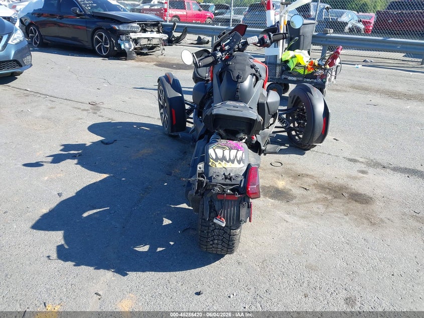 2021 Can-am/ brp Ryker VIN 3JB2GEG20MJ003383 IAAI salvage auction — FRONT & REAR, Salvage Title, sold $1,750 on 2026-08-18 (photo 6)