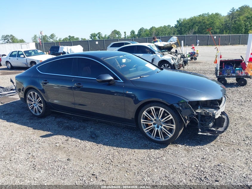2013 Audi A7 VIN WAUYGAFC7DN008351 IAAI salvage auction — FRONT END, Salvage Title, sold $500 on 2026-07-29 (photo 1)