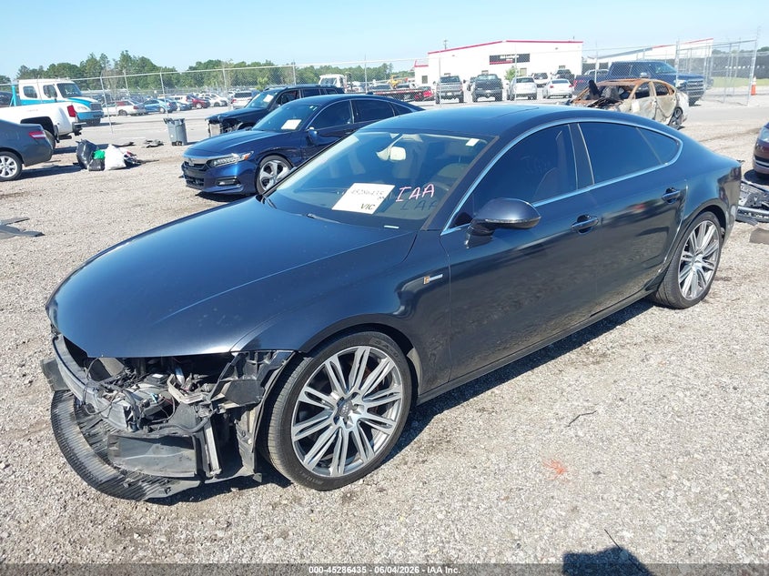 2013 Audi A7 VIN WAUYGAFC7DN008351 IAAI salvage auction — FRONT END, Salvage Title, sold $500 on 2026-07-29 (photo 2)